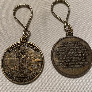 Statue of Liberty 100th Anniversary commemorative key chain